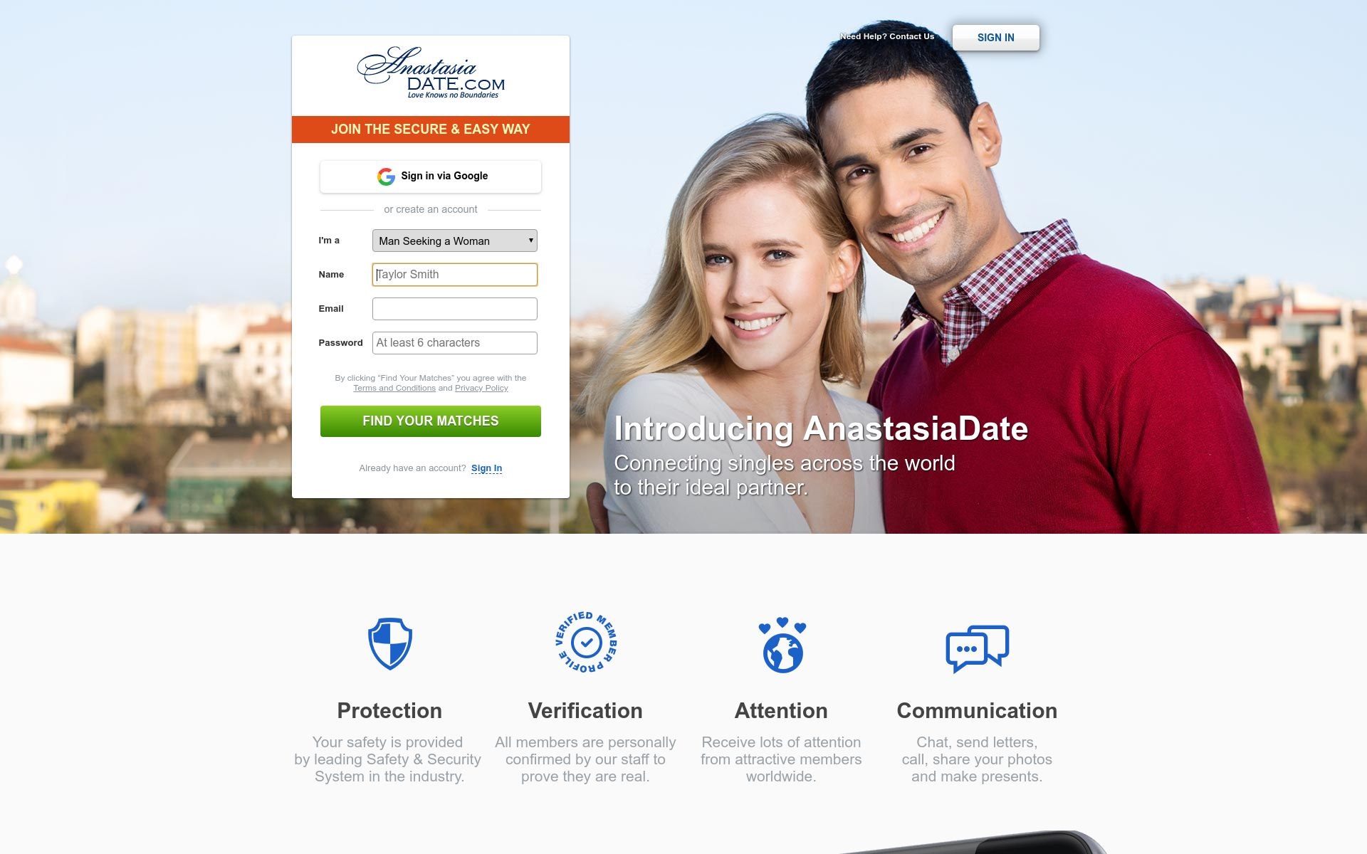 Anastasia Date Dating Site